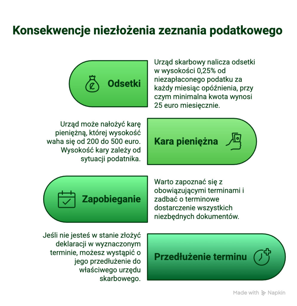 Konsekwencje niezłożenia PIT w Niemczech