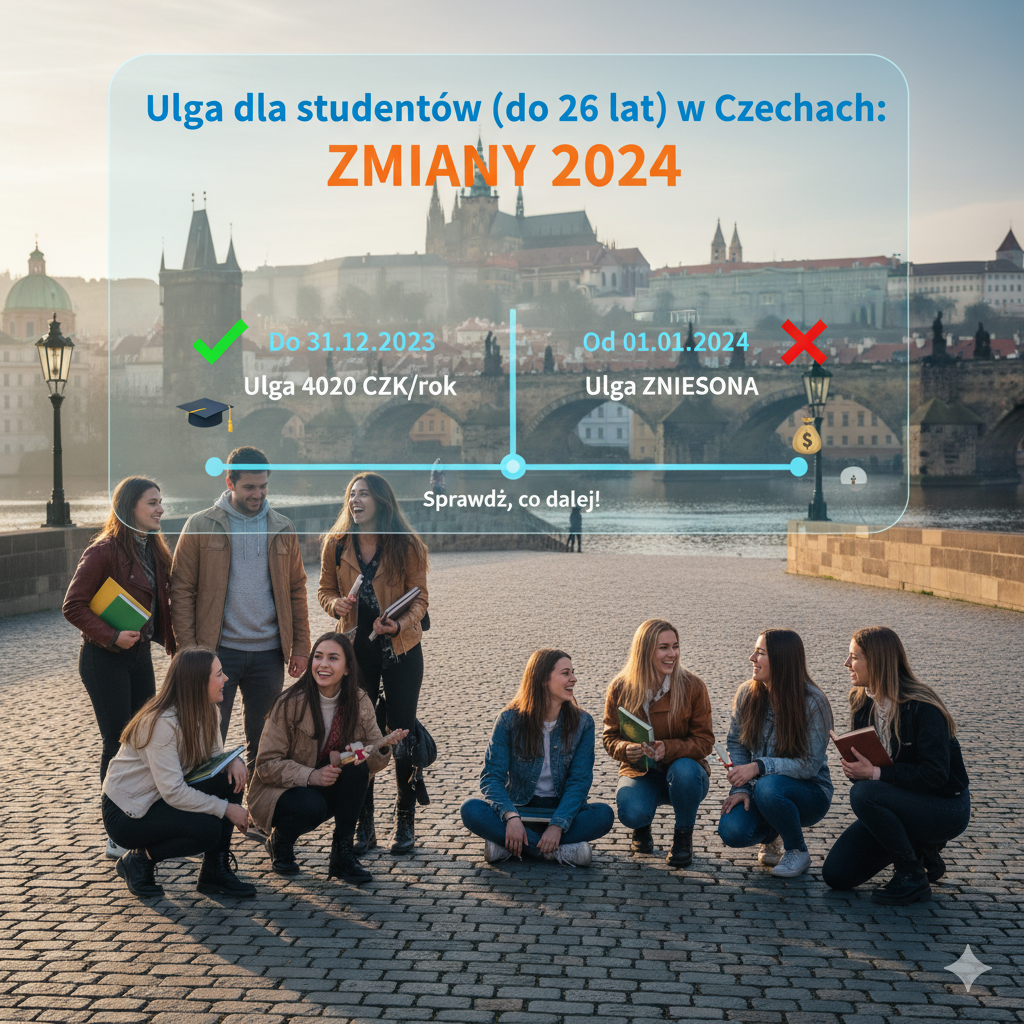 zwrot podatku z Czech dla osób do 26 roku życia